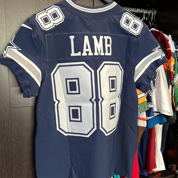 CeeDee Lamb Dallas Cowboys Nike Vapor F.U.S.E. Elite Authentic Jersey - Navy - Picture 11 of 12